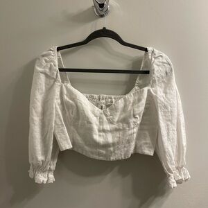 Aritzia Cropped Blouse